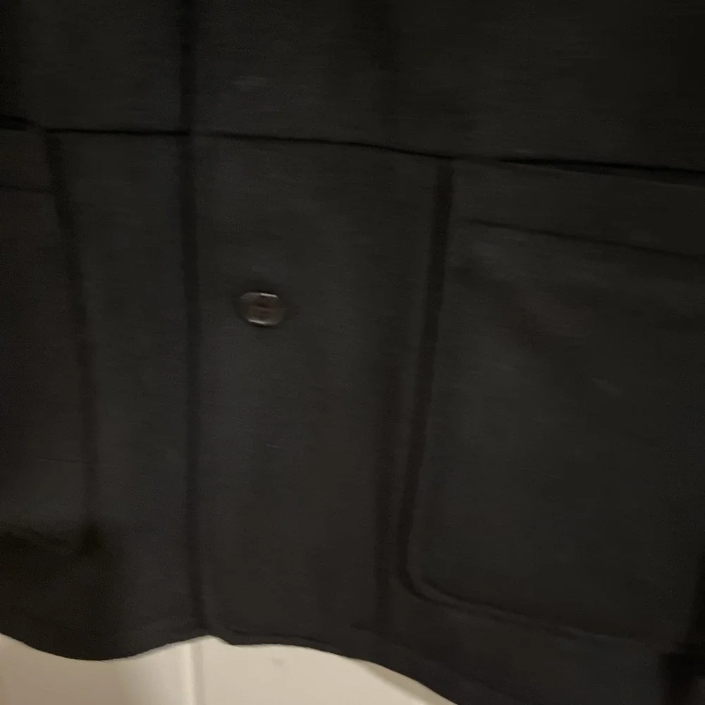 Tasso Elba Men's Black‎ 70% Wool 10% Cashmere Blend Size Medium EUC Lined, Warm